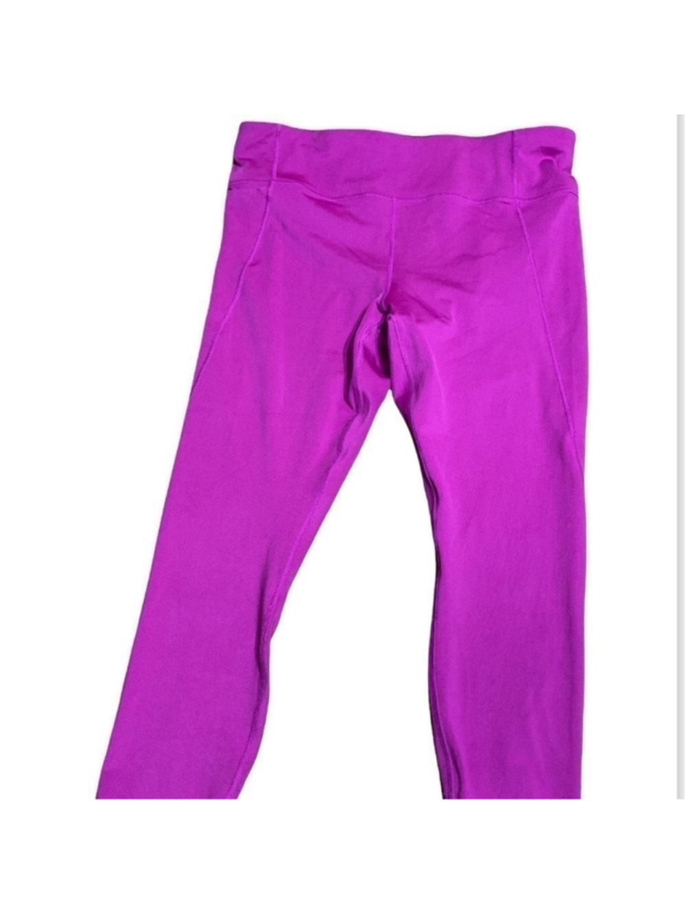Women's Athleta Hot Pink Capri Leggings Crop Size L.